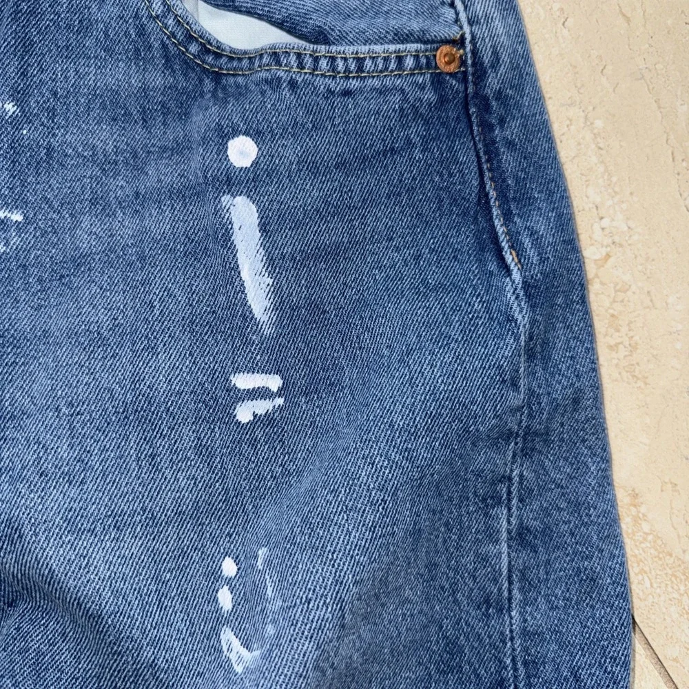 Levi's Premium 501‎ '93 Straight Jeans Blue W\ Stretch Men's 32X34. 4708
